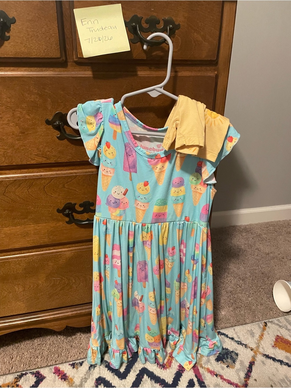 Junebug Bamboo Ice Cream Twirl with Shorts